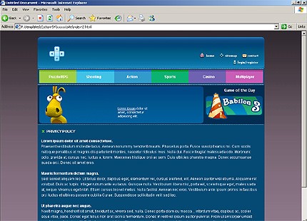 Website Template #16590