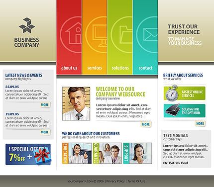Website Template #17001