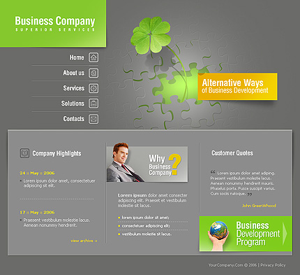 Website Template #17006