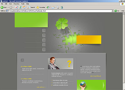 Website Template #17006
