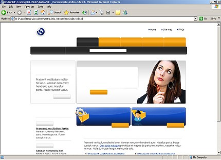 Website Template #17078