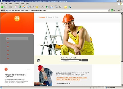 Website Template #17137