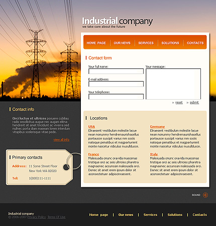 Website Template #17238