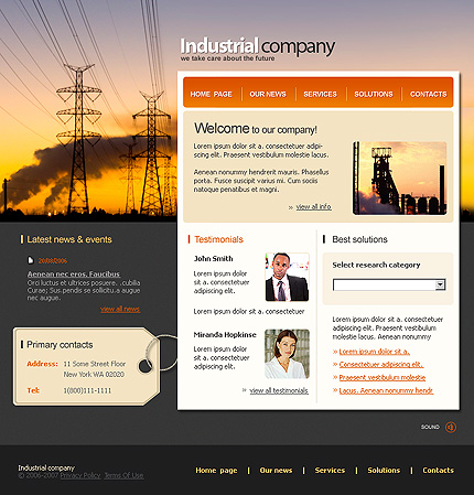 Website Template #17238