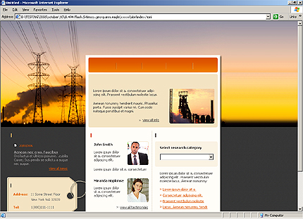 Website Template #17238