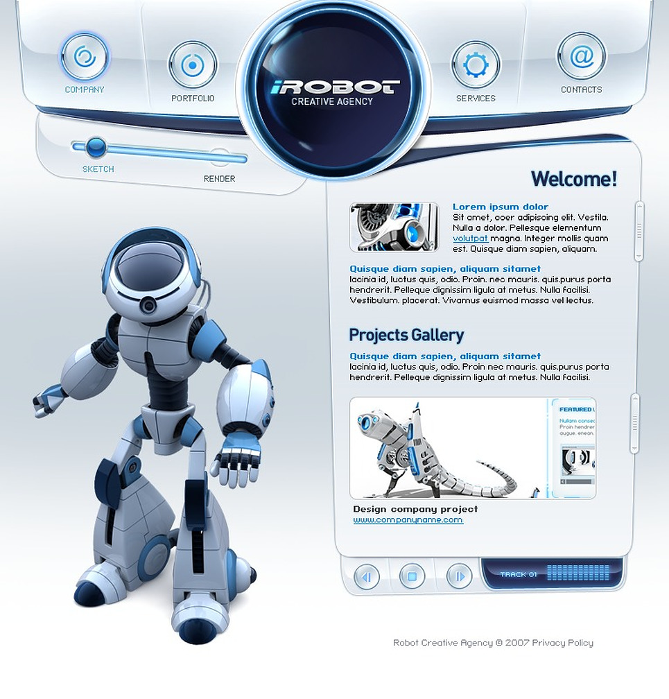 Design Studio Flash Template 17259