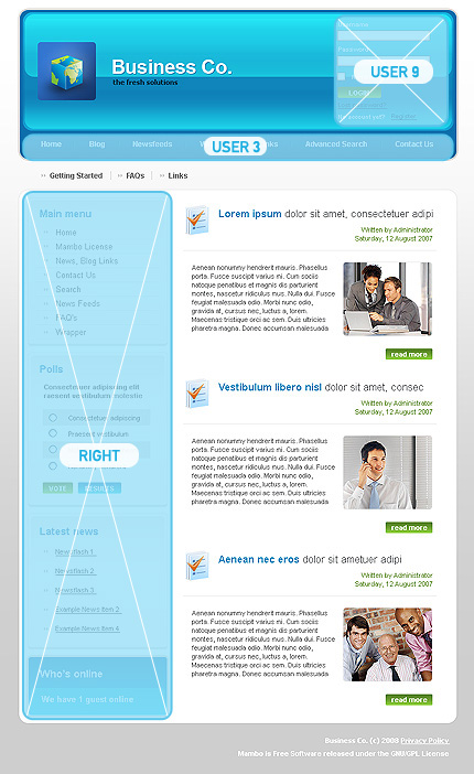 Website Template #17370
