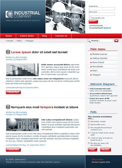 Website Template #17372