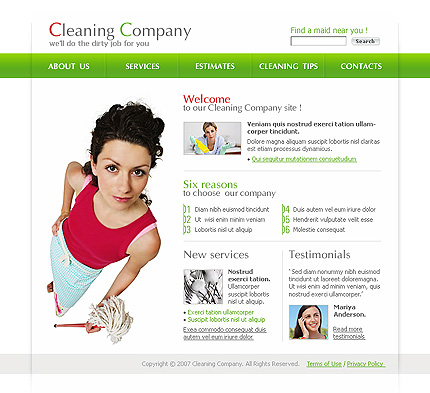 Website Template #17395