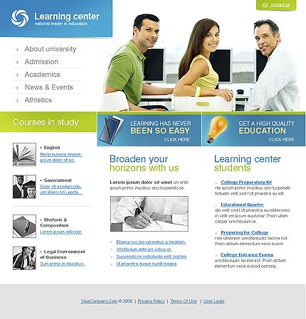 Website Template #17444