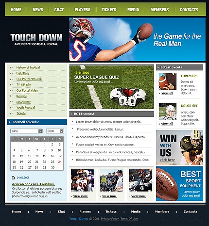 Website Template #17446