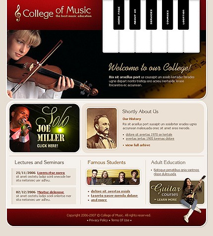Website Template #17447
