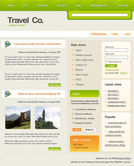 Website Template #17538