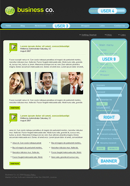Website Template #17596