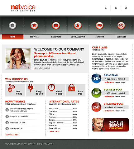 Website Template #17652
