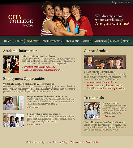 Website Template #17659