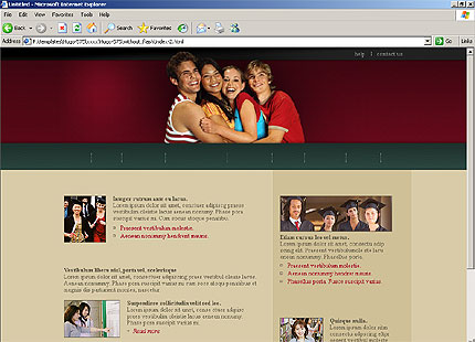 Website Template #17659