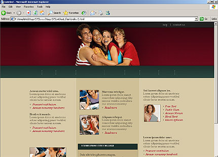 Website Template #17659