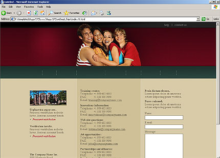 Website Template #17659
