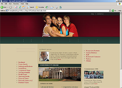 Website Template #17659