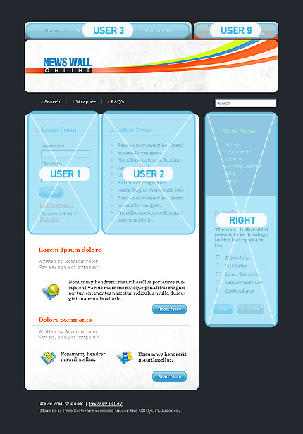 Website Template #17724
