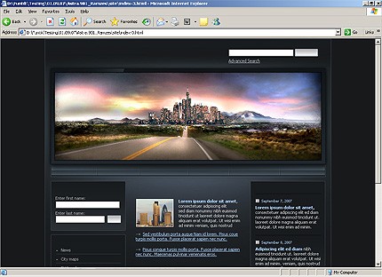 Website Template #17755