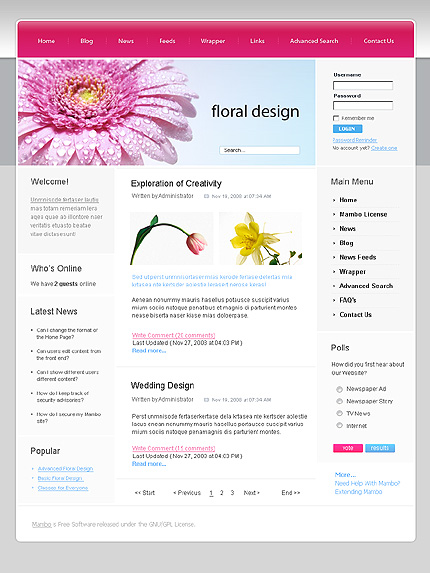Website Template #17786