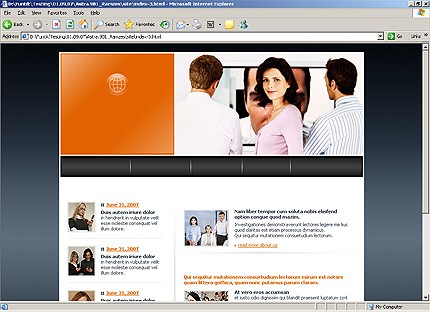 Website Template #17839