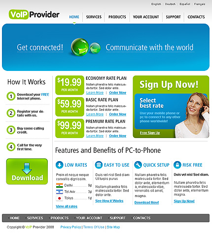 Website Template #17985