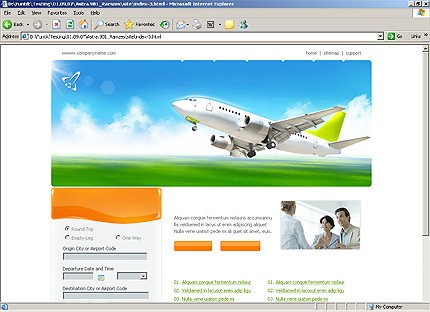 Website Template #17991