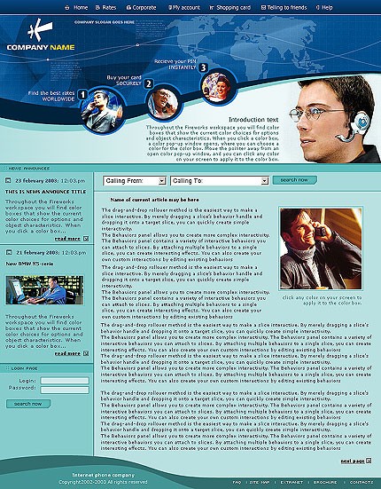 Website Template #1814