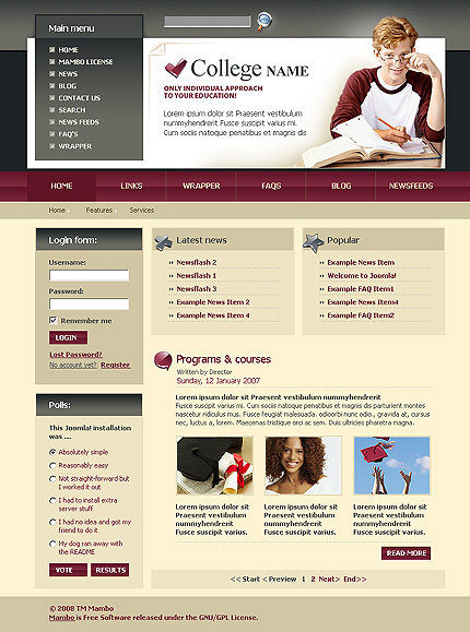 Website Template #18083