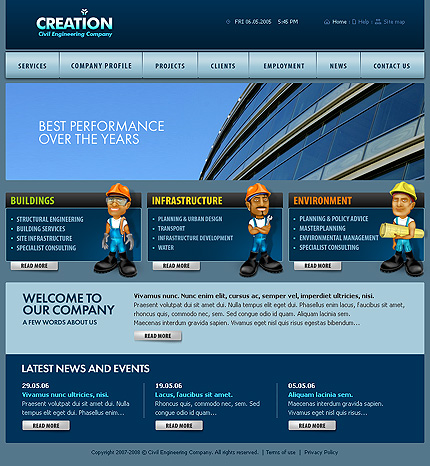 Website Template #18265