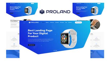 Modèles Landing Page