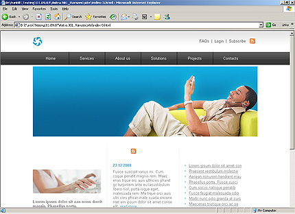 Website Template #18379