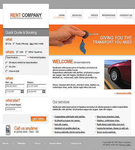 Website Template #18380