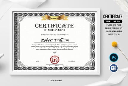 Certificate Templates