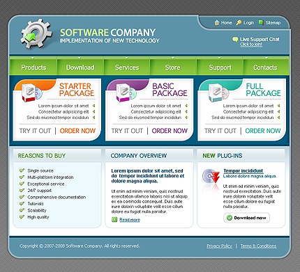 Website Template #18636