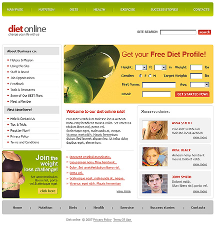 Website Template #18649
