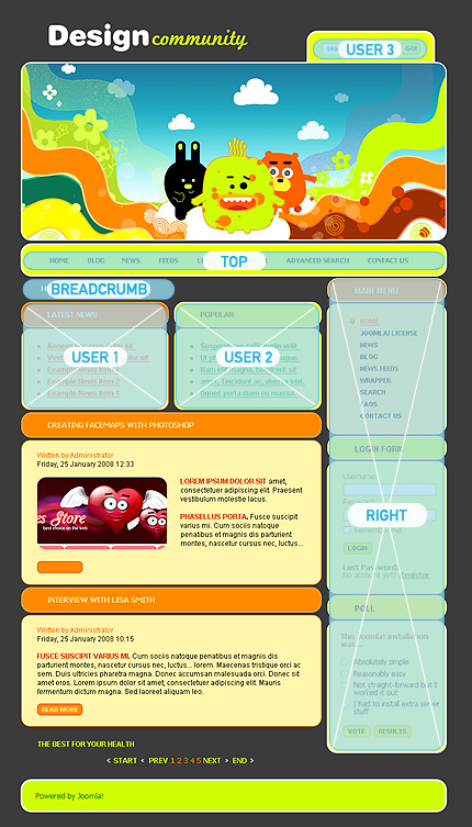 Website Template #18875