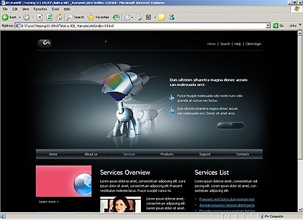 Website Template #18924