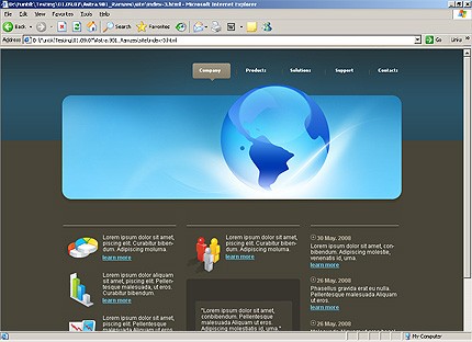 Website Template #18955