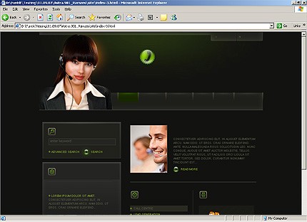 Website Template #18959