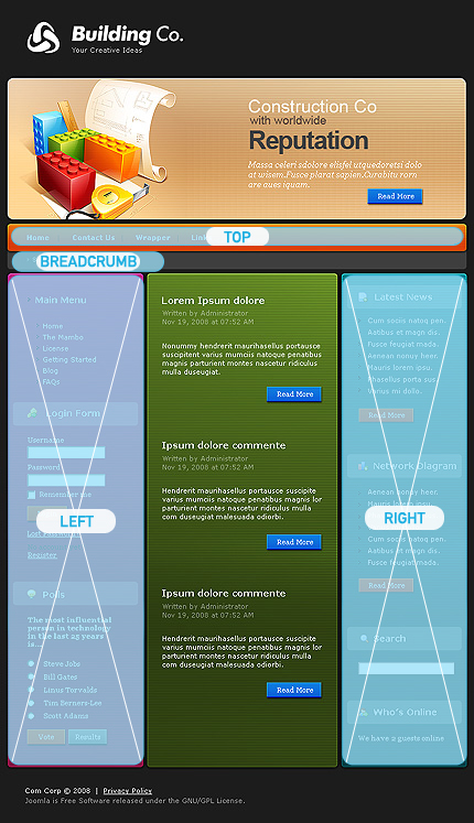 Website Template #18976