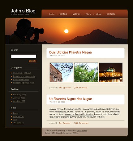 Website Template #18980