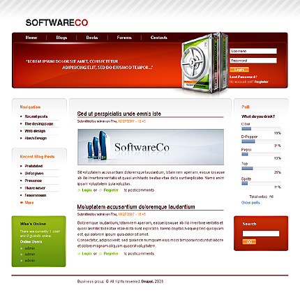 Website Template #18996