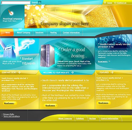 Website Template #1925