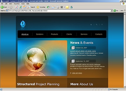Website Template #19042