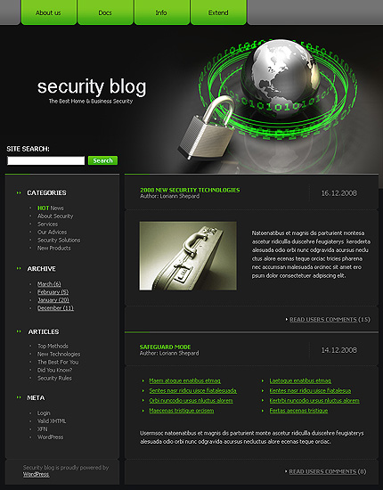 Website Template #19065