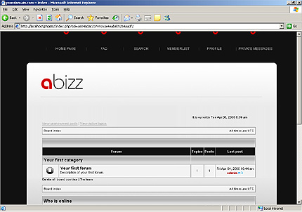 Website Template #19234